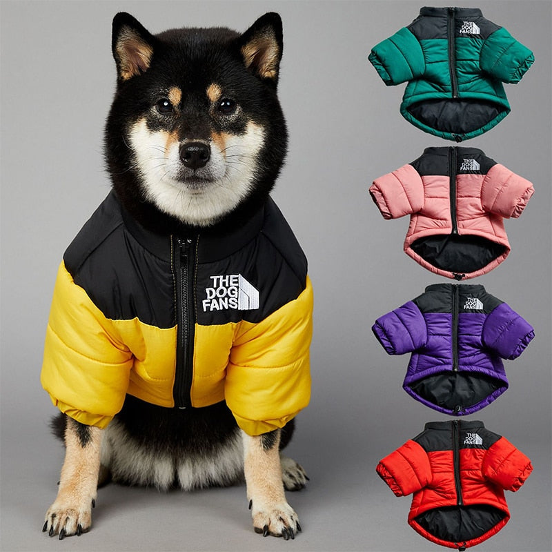 Dog Face Puffer Coat - Pets Accomplice