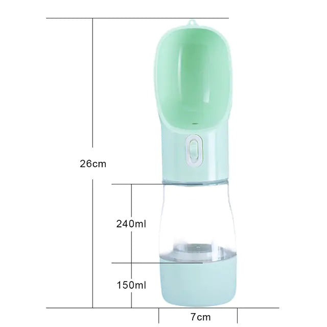 Pet Dog Water Bottle Feeder - Pets Accomplice