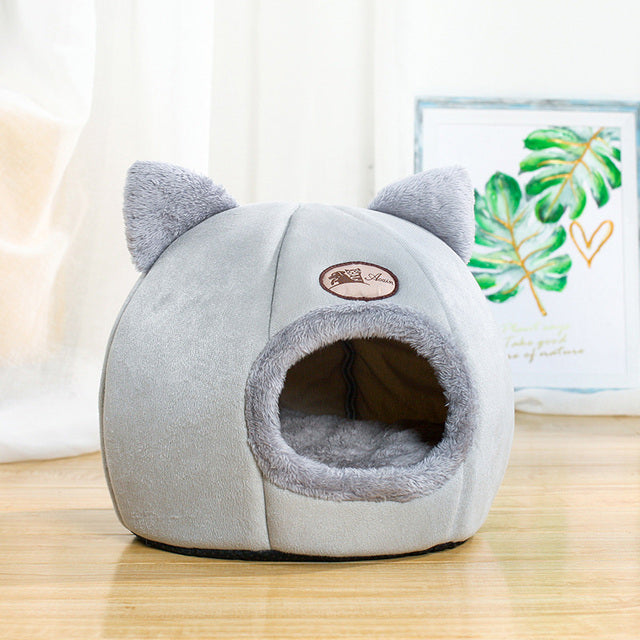 Winter Warm Cozy Cat Bed - Pets Accomplice