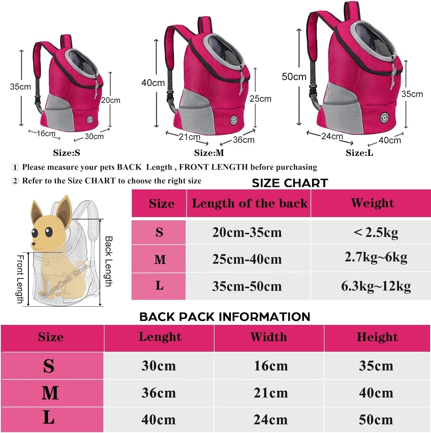 Carrying Companion Backpack - Pets Accomplice