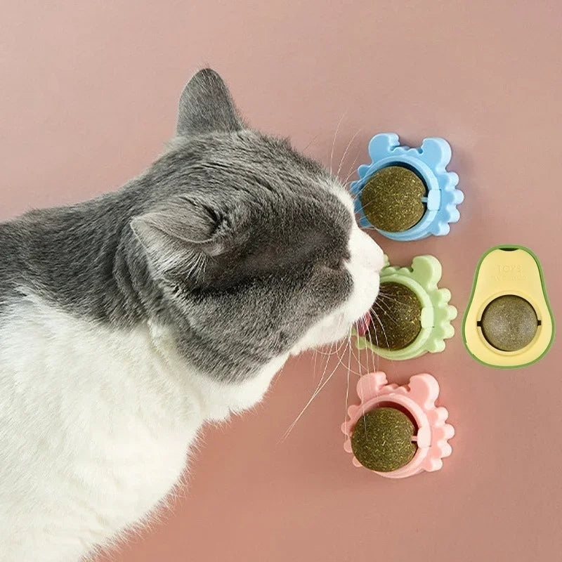 Natural Catnip Rotating Interactive Cat Toy - Pets Accomplice