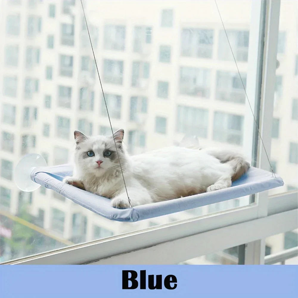 Cat Window Mounted Perch Hammock - Pets Accomplice