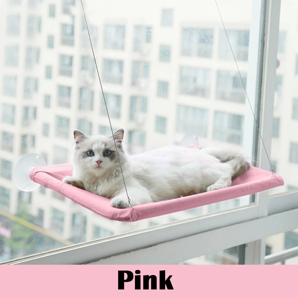 Cat Window Mounted Perch Hammock - Pets Accomplice