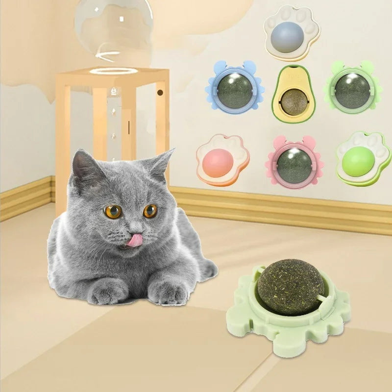 Natural Catnip Rotating Interactive Cat Toy - Pets Accomplice