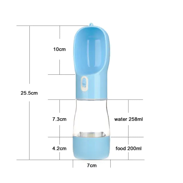 Pet Dog Water Bottle Feeder - Pets Accomplice