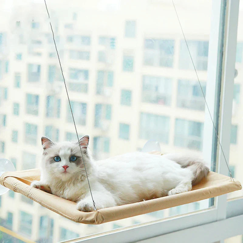 Cat Window Mounted Perch Hammock - Pets Accomplice