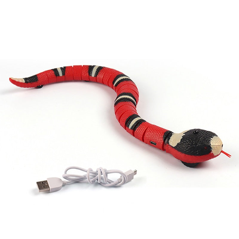 Smart Sensing Snake interactive Rechargeable Cat Toy - Pets Accomplice