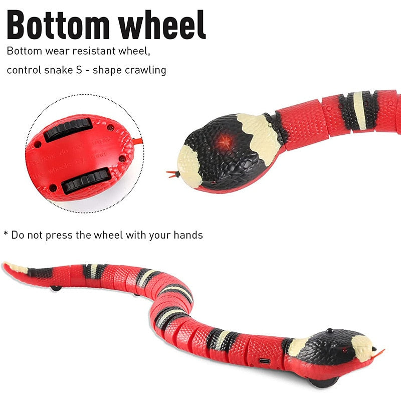 Smart Sensing Snake interactive Rechargeable Cat Toy - Pets Accomplice