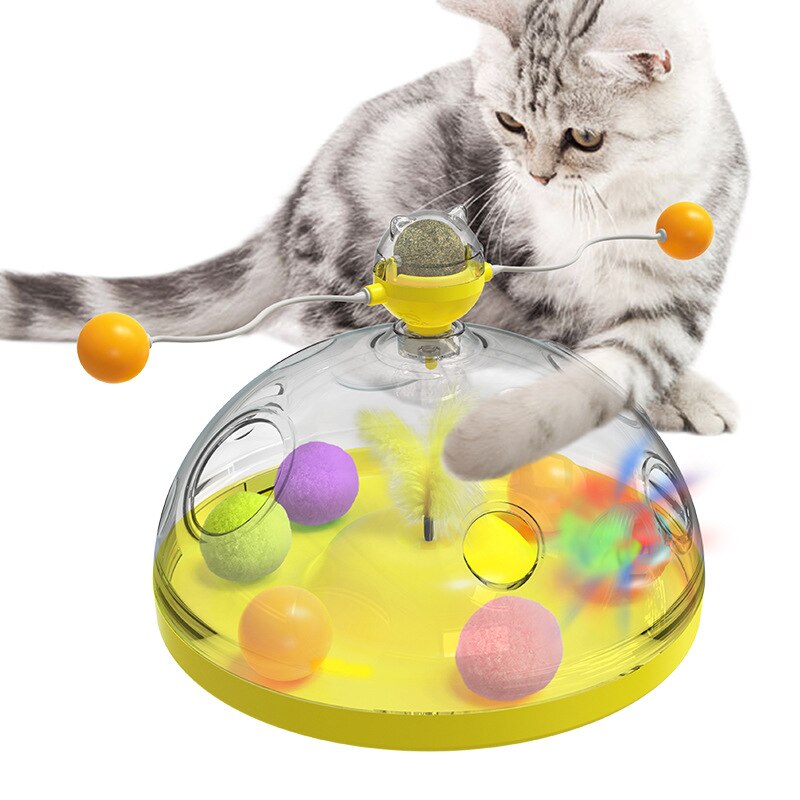 Windmill Interactive Multifunctional Catnip Toy - Pets Accomplice