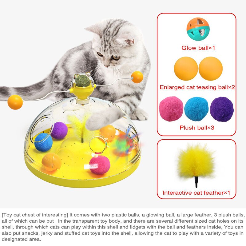 Windmill Interactive Multifunctional Catnip Toy - Pets Accomplice